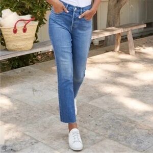 Frank & Eileen Straight Leg Jeans - Light Blue